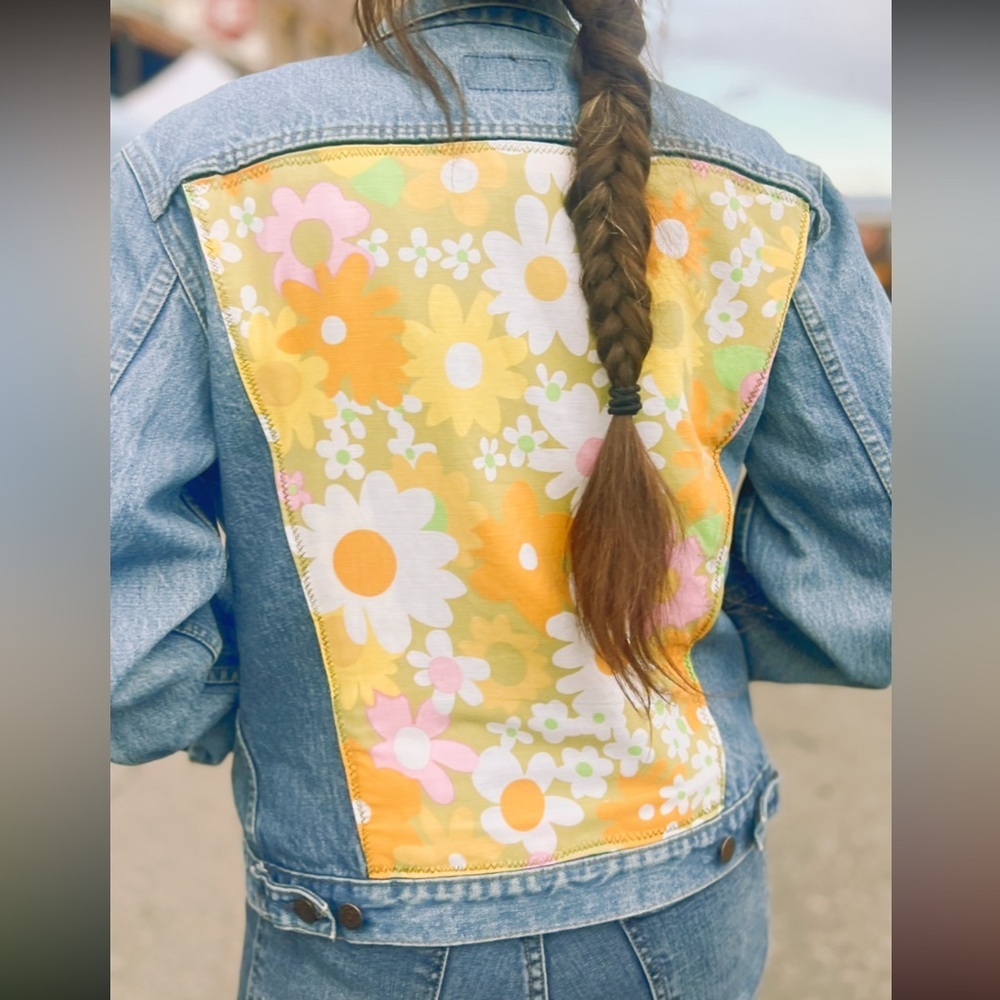 Rare 1980s Type 3 Levi’s Trucker Jacket Made in France Custom Upcycled Size 40